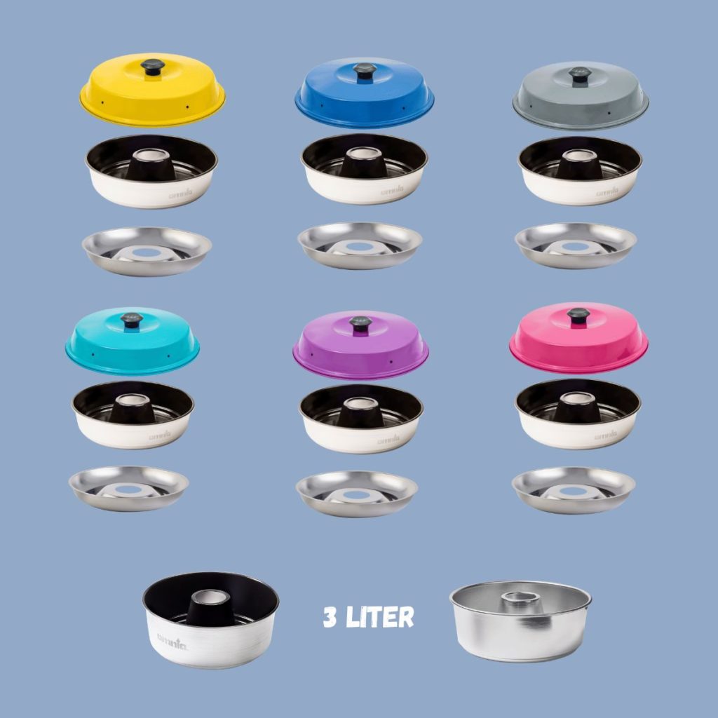 Omnia Backofen Formen und Farben