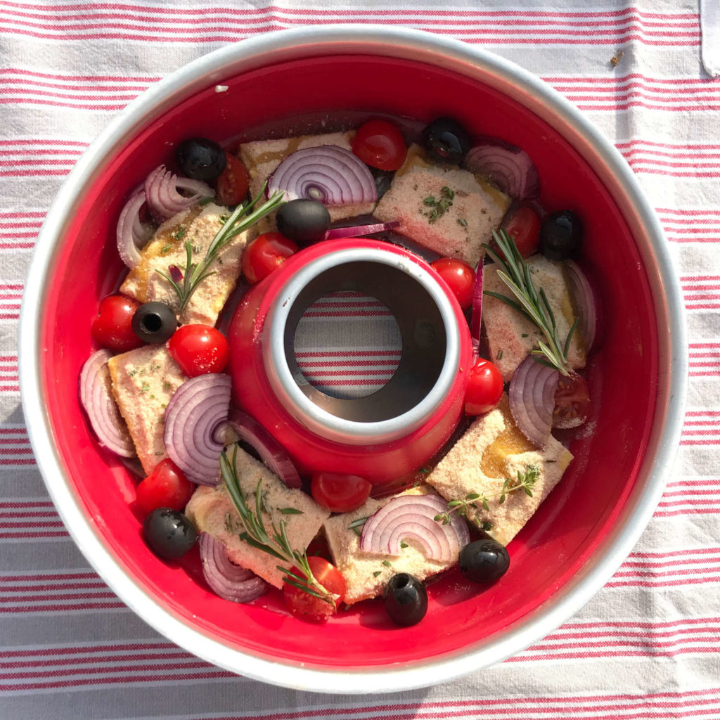 Schafskäse mit Senfkruste