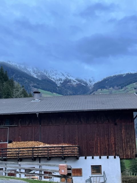 Schnee auf den Bergen