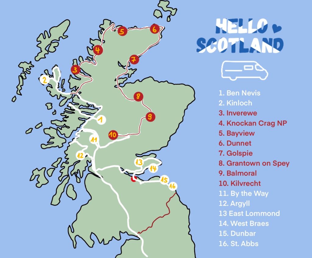 Schottland mit dem Wohnmobil 
